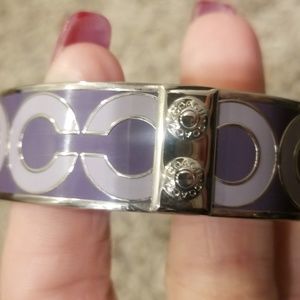 Authentic Coach Silver Bracelet